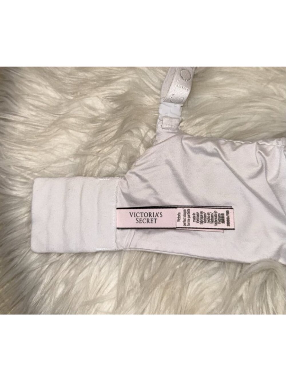 Victorias Secret Body By Victoria Perfect Shape Bra Padded Womens 38DDD White - Picture 6 of 7
